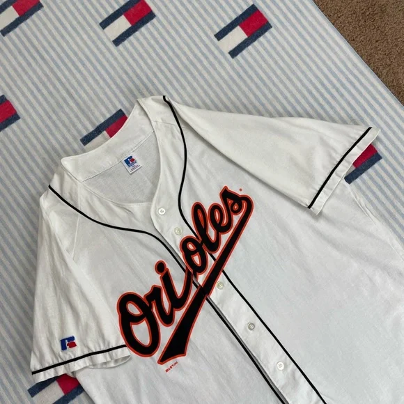 Vintage 1995 Russell Athletic Baltimore Orioles Baseball Jersey - Picture 4 of 12